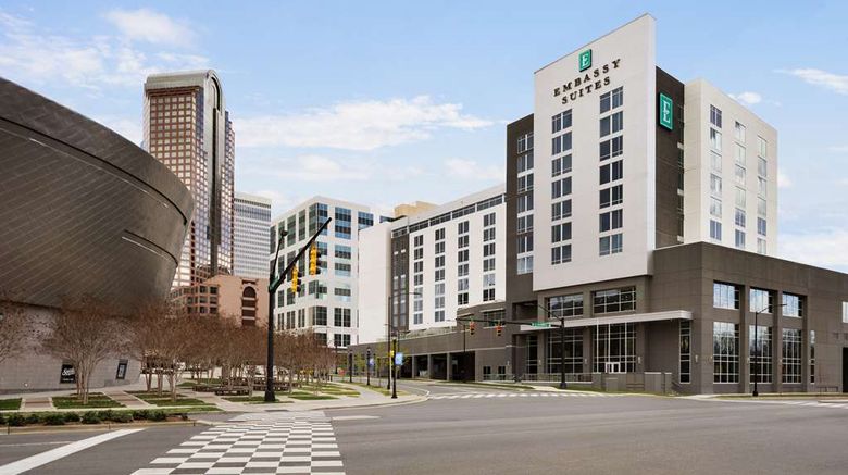 Embassy Suites by Hilton Uptown Exterior. Images powered by <a href="https://iceportal.shijigroup.com" target="_blank" rel="noopener">Ice Portal</a>.