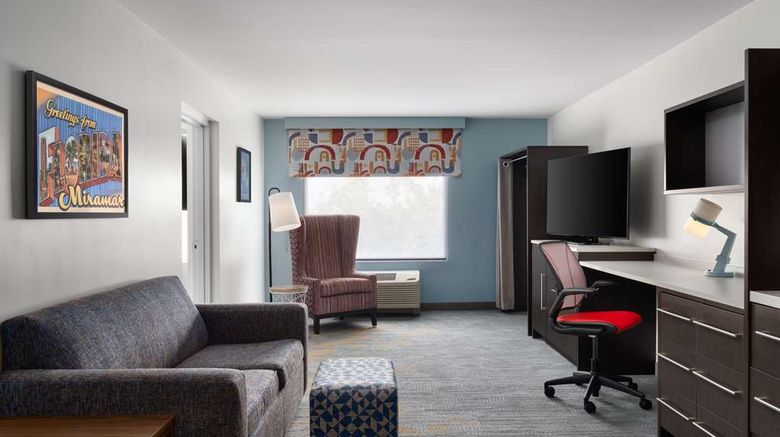 <b>Home2 Suites by Hilton Miramar Room</b>. Images powered by <a href="https://iceportal.shijigroup.com/" title="IcePortal" target="_blank">IcePortal</a>.