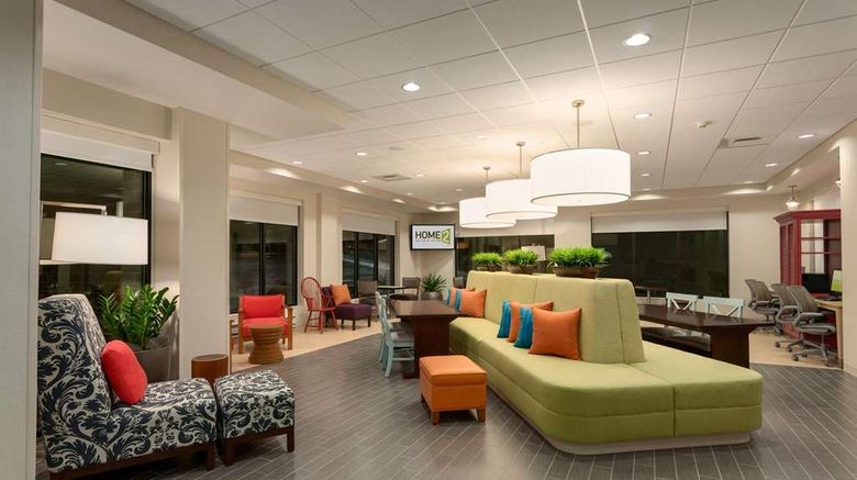 Home2 Suites by Hilton Goldsboro Lobby. Images powered by <a href="https://iceportal.shijigroup.com" target="_blank" rel="noopener">Ice Portal</a>.