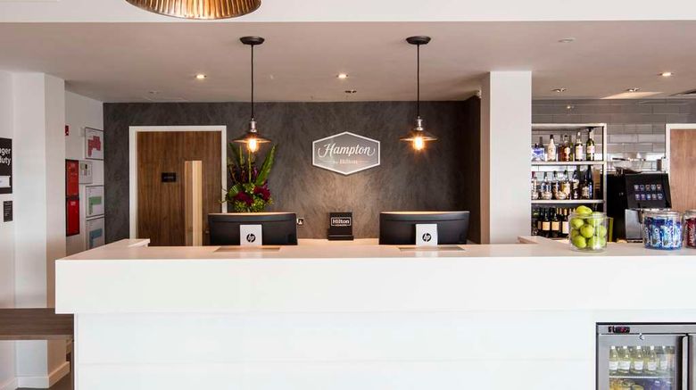<b>Hampton by Hilton Humberside Airport Lobby</b>. Images powered by <a href="https://iceportal.shijigroup.com/" title="IcePortal" target="_blank">IcePortal</a>.