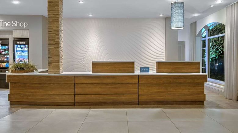 <b>Hilton Garden Inn PGA Village Lobby</b>. Images powered by <a href="https://iceportal.shijigroup.com/" title="IcePortal" target="_blank">IcePortal</a>.
