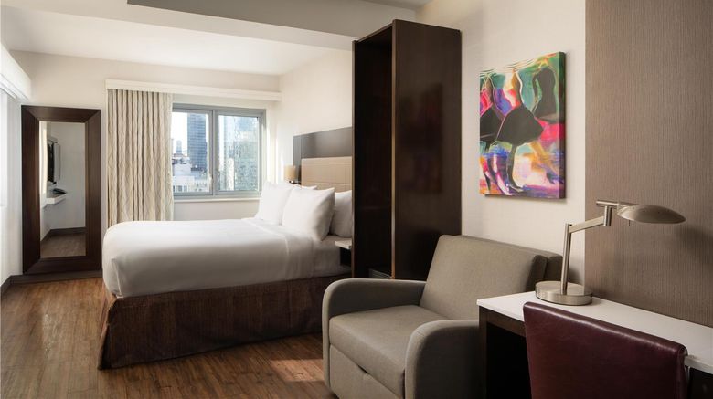 <b>Embassy Suites Manhattan Times Square Room</b>. Images powered by <a href="https://iceportal.shijigroup.com/" title="IcePortal" target="_blank">IcePortal</a>.