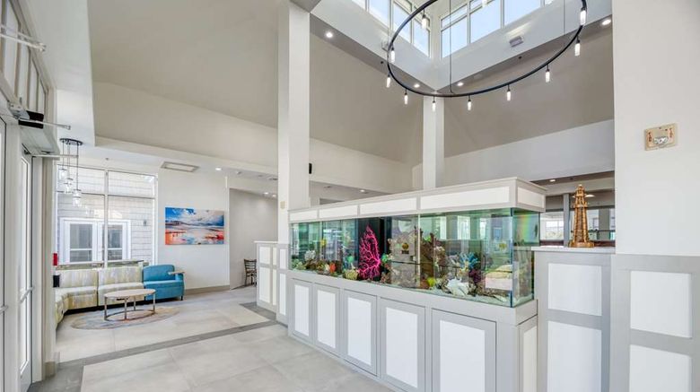 <b>Hilton Garden Inn Outer Banks/Kitty Hawk Lobby</b>. Images powered by <a href="https://iceportal.shijigroup.com/" title="IcePortal" target="_blank">IcePortal</a>.