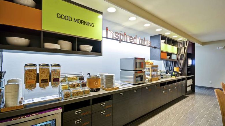 <b>Home2 Suites by Hilton Rapid City Restaurant</b>. Images powered by <a href="https://iceportal.shijigroup.com/" title="IcePortal" target="_blank">IcePortal</a>.