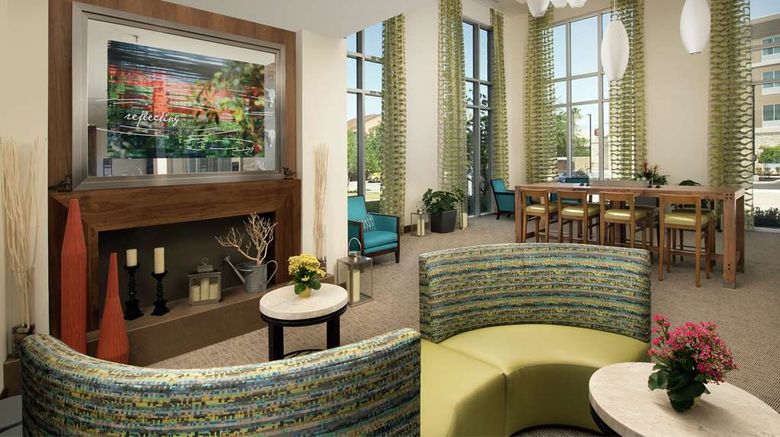 <b>Hilton Garden Inn San Antonio Arpt South Lobby</b>. Images powered by <a href="https://iceportal.shijigroup.com/" title="IcePortal" target="_blank">IcePortal</a>.