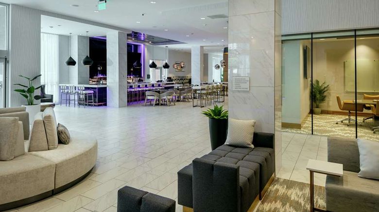 <b>Hilton Garden Inn Bellevue Downtown Lobby</b>. Images powered by <a href="https://iceportal.shijigroup.com/" title="IcePortal" target="_blank">IcePortal</a>.