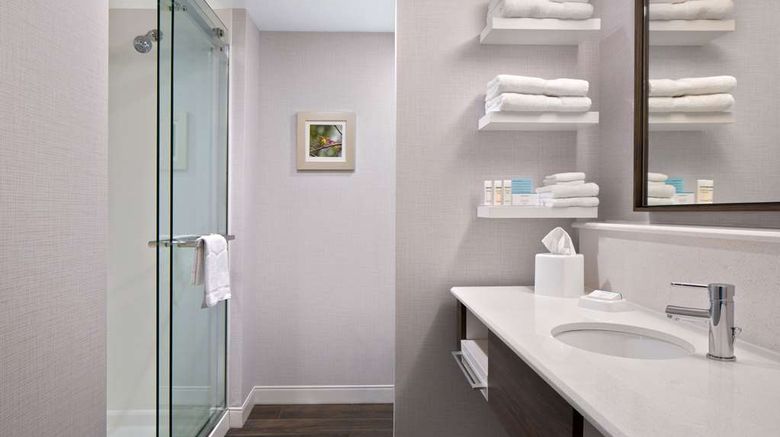 <b>Hampton Inn & Suites Seattle Woodinville Room</b>. Images powered by <a href="https://iceportal.shijigroup.com/" title="IcePortal" target="_blank">IcePortal</a>.