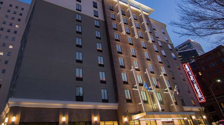 <b>Hampton Inn & Suites Tulsa Downtown Exterior</b>. Images powered by <a href="https://iceportal.shijigroup.com/" title="IcePortal" target="_blank">IcePortal</a>.