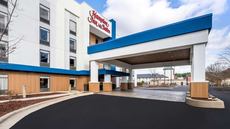 <b>Hampton Inn & Suites Wilson I-95 Exterior</b>. Images powered by <a href="https://iceportal.shijigroup.com/" title="IcePortal" target="_blank">IcePortal</a>.