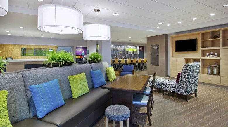 <b>Home2 Suites by Hilton Pittsburgh Lobby</b>. Images powered by <a href="https://iceportal.shijigroup.com/" title="IcePortal" target="_blank">IcePortal</a>.