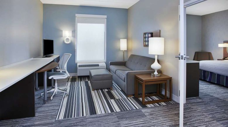 <b>Home2 Suites by Hilton Pittsburgh Room</b>. Images powered by <a href="https://iceportal.shijigroup.com/" title="IcePortal" target="_blank">IcePortal</a>.