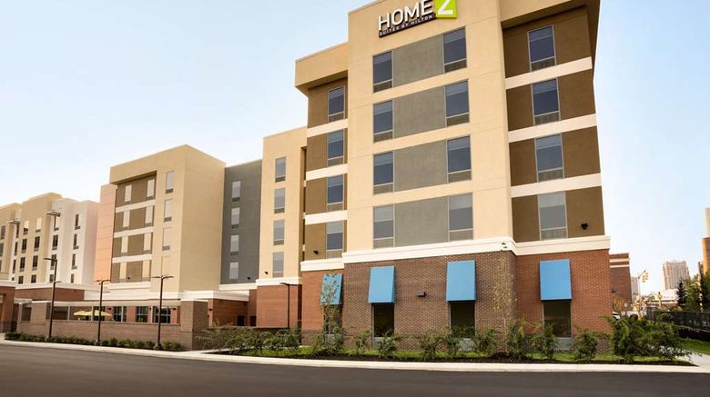 <b>Home2 Suites Hilton Birmingham Downtown Exterior</b>. Images powered by <a href="https://iceportal.shijigroup.com/" title="IcePortal" target="_blank">IcePortal</a>.