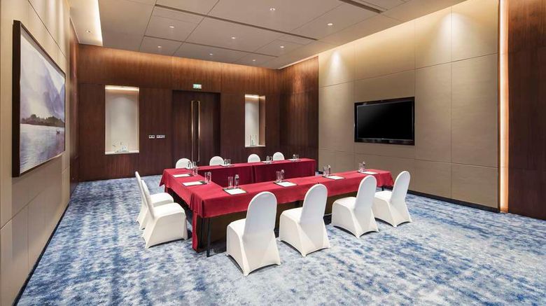 <b>Hilton Garden Inn Hangzhou Lu'niao Meeting</b>. Images powered by <a href="https://iceportal.shijigroup.com/" title="IcePortal" target="_blank">IcePortal</a>.