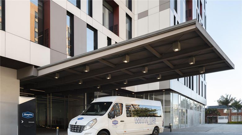 <b>Hampton by Hilton Bogota Airport Exterior</b>. Images powered by <a href="https://iceportal.shijigroup.com/" title="IcePortal" target="_blank">IcePortal</a>.