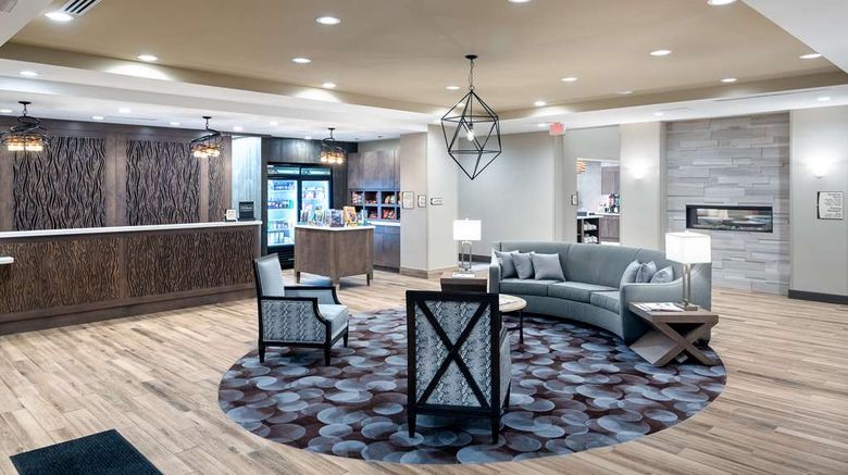 <b>Homewood Suites by Hilton Fayetteville Lobby</b>. Images powered by <a href="https://iceportal.shijigroup.com/" title="IcePortal" target="_blank">IcePortal</a>.