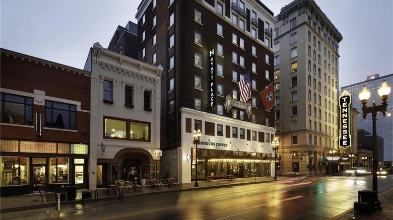 Hyatt Place Knoxville Downtown Exterior. Images powered by <a href="https://iceportal.shijigroup.com" target="_blank" rel="noopener">Ice Portal</a>.