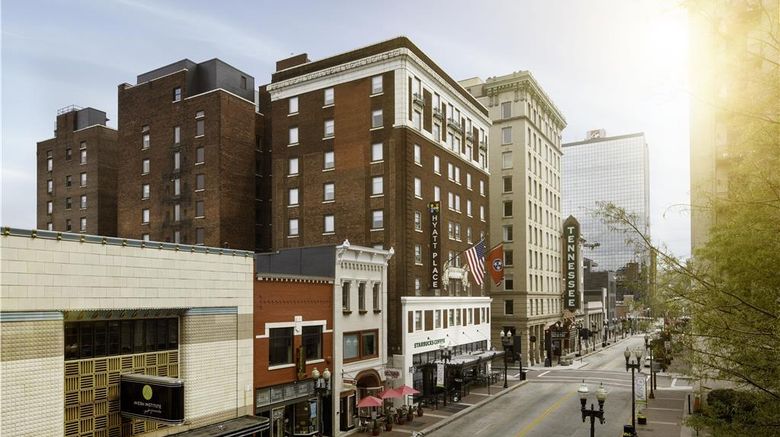 <b>Hyatt Place Knoxville Downtown Exterior</b>. Images powered by <a href="https://iceportal.shijigroup.com/" title="IcePortal" target="_blank">IcePortal</a>.