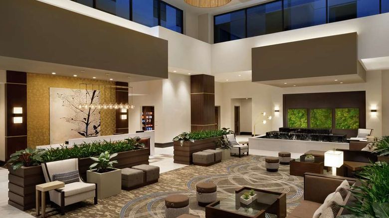 <b>Embassy Suites Syracuse Destiny USA Lobby</b>. Images powered by <a href="https://iceportal.shijigroup.com/" title="IcePortal" target="_blank">IcePortal</a>.