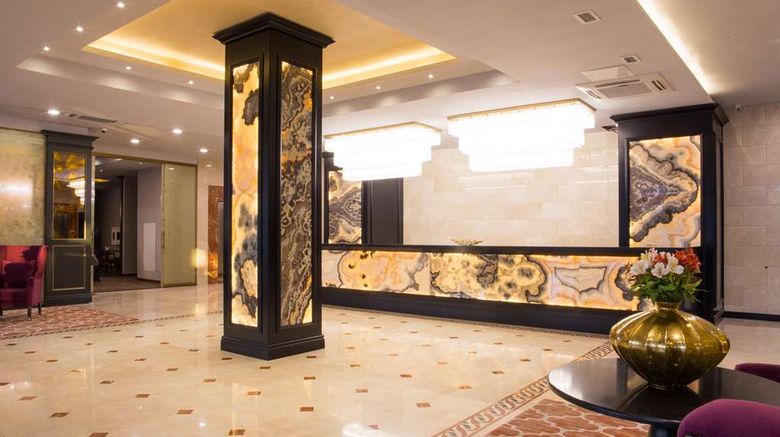 <b>Best Western Plus Astana Lobby</b>. Images powered by <a href="https://iceportal.shijigroup.com/" title="IcePortal" target="_blank">IcePortal</a>.