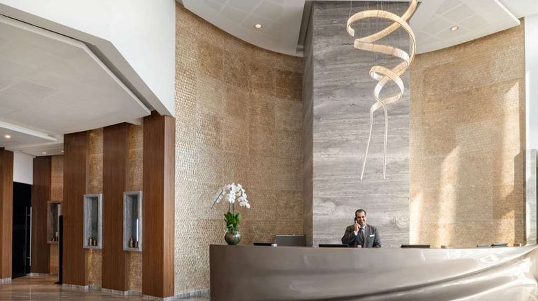 <b>Wyndham Grand Manama Hotel Lobby</b>. Images powered by <a href="https://iceportal.shijigroup.com/" title="IcePortal" target="_blank">IcePortal</a>.