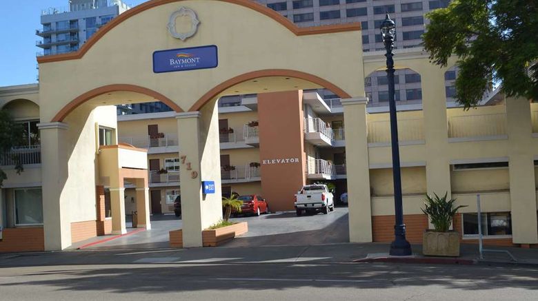 Baymont Inn  and  Suites San Diego Downtown Exterior. Images powered by <a href="https://iceportal.shijigroup.com" target="_blank" rel="noopener">Ice Portal</a>.