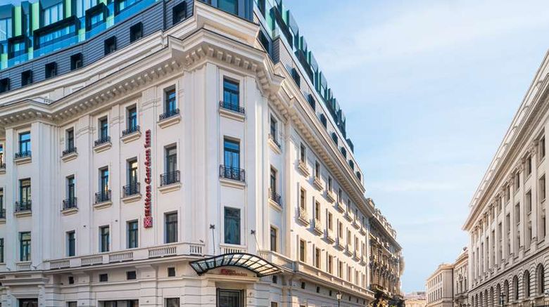 <b>Hilton Garden Inn Bucharest Old Town Exterior</b>. Images powered by <a href="https://iceportal.shijigroup.com/" title="IcePortal" target="_blank">IcePortal</a>.