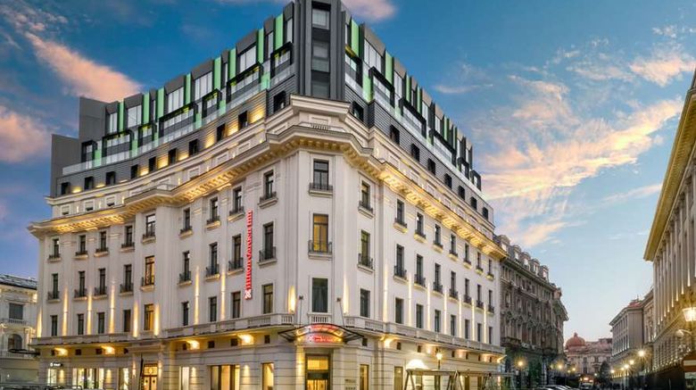 <b>Hilton Garden Inn Bucharest Old Town Exterior</b>. Images powered by <a href="https://iceportal.shijigroup.com/" title="IcePortal" target="_blank">IcePortal</a>.