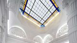 <b>Hilton Garden Inn Bucharest Old Town Lobby</b>. Images powered by <a href="https://iceportal.shijigroup.com/" title="IcePortal" target="_blank">IcePortal</a>.