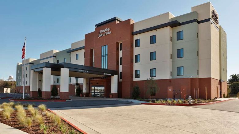 <b>Hampton Inn & Suites Sacramento at CSUS Exterior</b>. Images powered by <a href="https://iceportal.shijigroup.com/" title="IcePortal" target="_blank">IcePortal</a>.