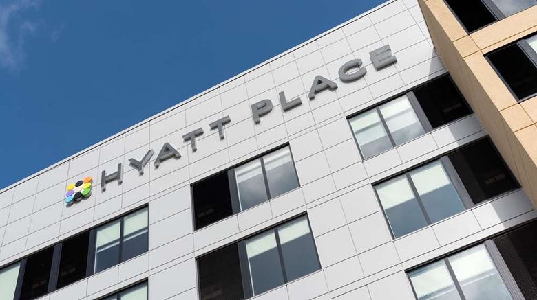 <b>Hyatt Place Ann Arbor Exterior</b>. Images powered by <a href="https://iceportal.shijigroup.com/" title="IcePortal" target="_blank">IcePortal</a>.