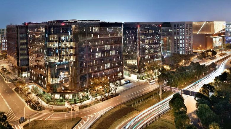 <b>Hyatt House Shanghai Hongqiao CBD Exterior</b>. Images powered by <a href="https://iceportal.shijigroup.com/" title="IcePortal" target="_blank">IcePortal</a>.