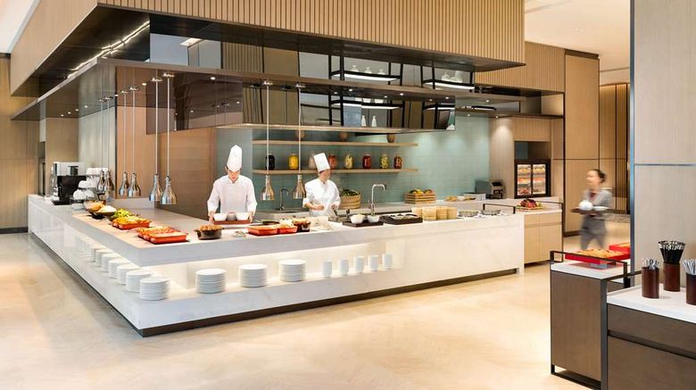<b>Hyatt House Shanghai Hongqiao CBD Restaurant</b>. Images powered by <a href="https://iceportal.shijigroup.com/" title="IcePortal" target="_blank">IcePortal</a>.