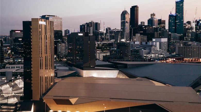 Novotel Melbourne South Wharf Hotel Exterior. Images powered by <a href="https://iceportal.shijigroup.com" target="_blank" rel="noopener">Ice Portal</a>.