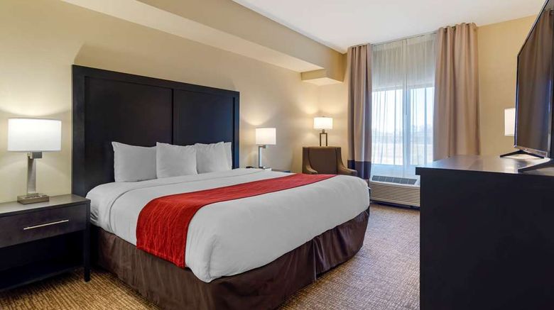 <b>Comfort Inn & Suites Room</b>. Images powered by <a href="https://iceportal.shijigroup.com/" title="IcePortal" target="_blank">IcePortal</a>.
