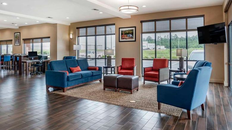 <b>Comfort Suites Pell City Lobby</b>. Images powered by <a href="https://iceportal.shijigroup.com/" title="IcePortal" target="_blank">IcePortal</a>.