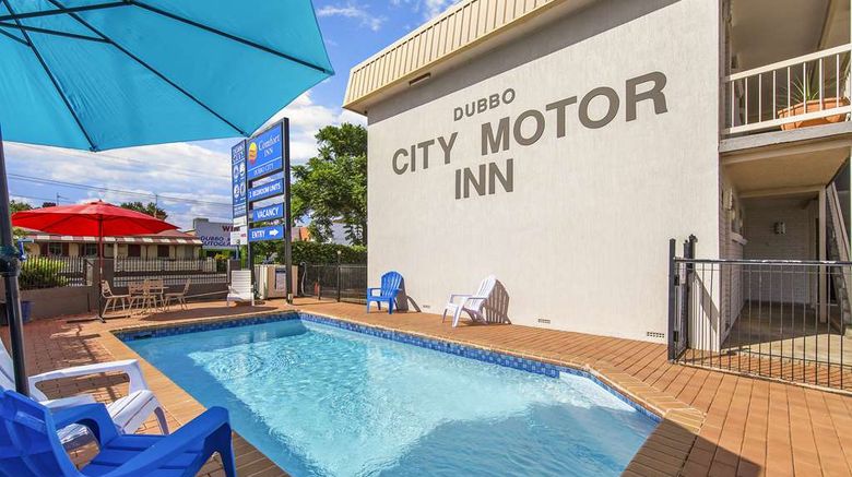 <b>Comfort Inn Dubbo City Exterior</b>. Images powered by <a href="https://iceportal.shijigroup.com/" title="IcePortal" target="_blank">IcePortal</a>.