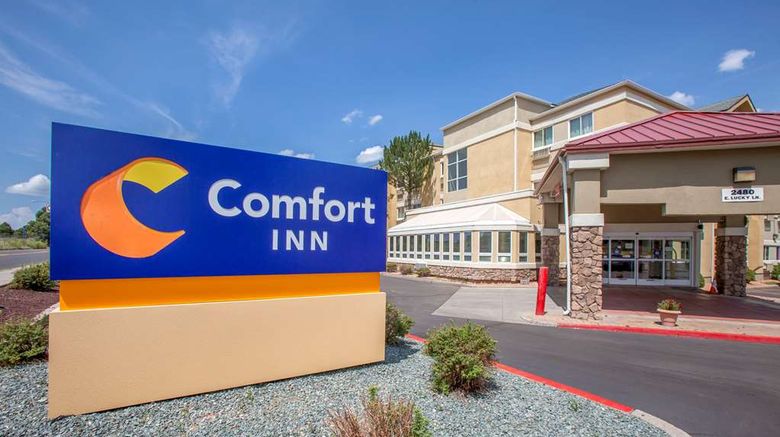 <b>Comfort Inn  Flagstaff Lucky Lane I-40 Exterior</b>. Images powered by <a href="https://iceportal.shijigroup.com/" title="IcePortal" target="_blank">IcePortal</a>.