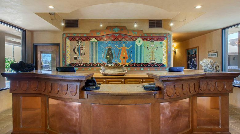 <b>La Posada Lodge & Casitas-Boutique Hotel Lobby</b>. Images powered by <a href="https://iceportal.shijigroup.com/" title="IcePortal" target="_blank">IcePortal</a>.