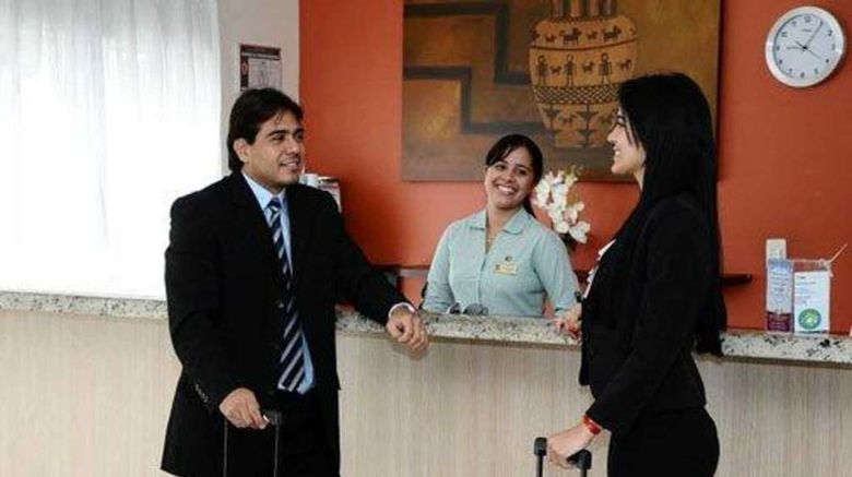 <b>Sleep Inn Manaus Lobby</b>. Images powered by <a href="https://iceportal.shijigroup.com/" title="IcePortal" target="_blank">IcePortal</a>.
