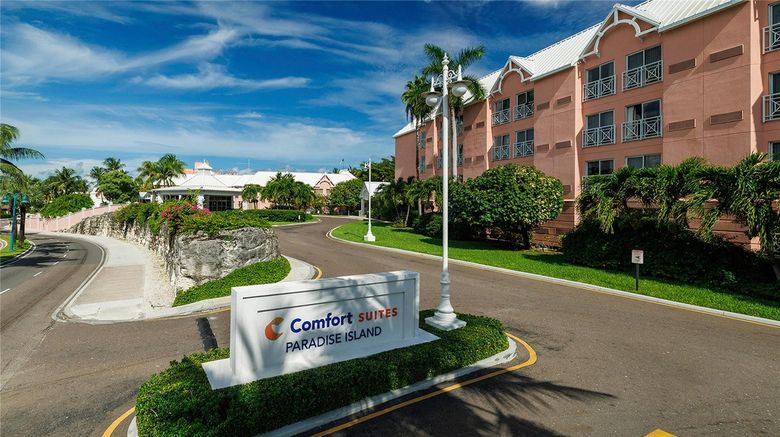 <b>Comfort Suites Paradise Island Exterior</b>. Images powered by <a href="https://iceportal.shijigroup.com/" title="IcePortal" target="_blank">IcePortal</a>.