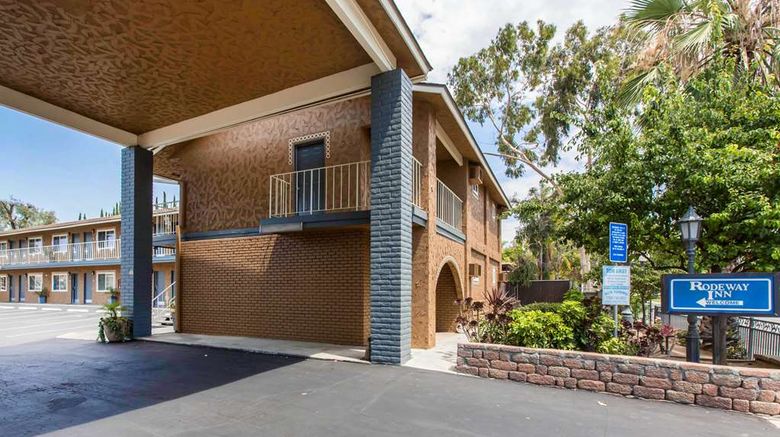 <b>Rodeway Inn Escondido Downtown Exterior</b>. Images powered by <a href="https://iceportal.shijigroup.com/" title="IcePortal" target="_blank">IcePortal</a>.