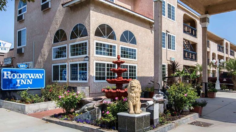 Rodeway Inn Cypress Buena Park Exterior. Images powered by <a href="https://iceportal.shijigroup.com" target="_blank" rel="noopener">Ice Portal</a>.