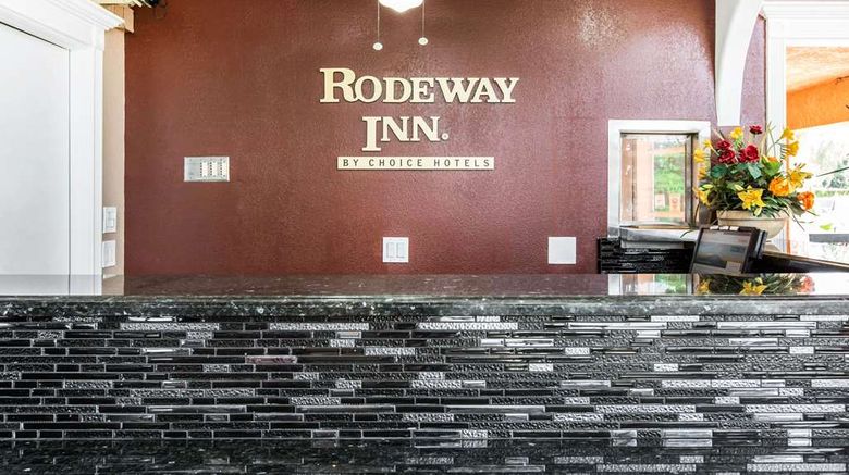 <b>Rodeway Inn Cypress Buena Park Lobby</b>. Images powered by <a href="https://iceportal.shijigroup.com/" title="IcePortal" target="_blank">IcePortal</a>.
