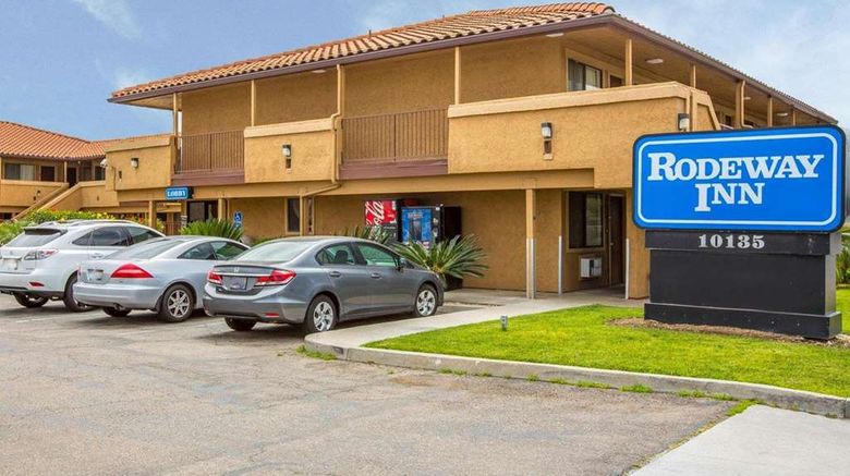 <b>Rodeway Inn Santee San Diego East Exterior</b>. Images powered by <a href="https://iceportal.shijigroup.com/" title="IcePortal" target="_blank">IcePortal</a>.