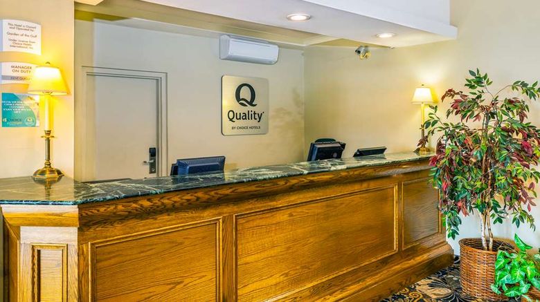 <b>Quality Inn Garden of the Gulf Lobby</b>. Images powered by <a href="https://iceportal.shijigroup.com/" title="IcePortal" target="_blank">IcePortal</a>.