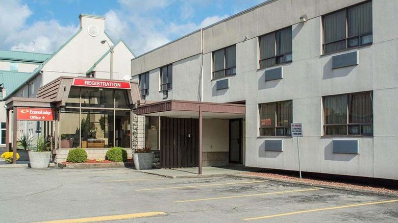 <b>Econo Lodge By the Falls Exterior</b>. Images powered by <a href="https://iceportal.shijigroup.com/" title="IcePortal" target="_blank">IcePortal</a>.