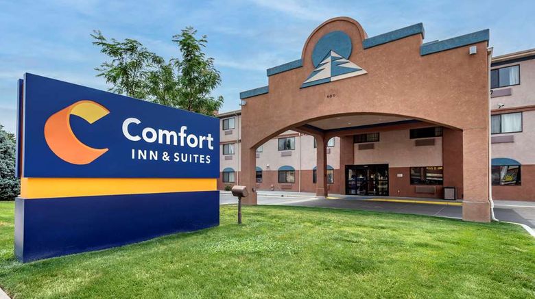 <b>Comfort Inn & Suites Fruita CO Hotel Exterior</b>. Images powered by <a href="https://iceportal.shijigroup.com/" title="IcePortal" target="_blank">IcePortal</a>.