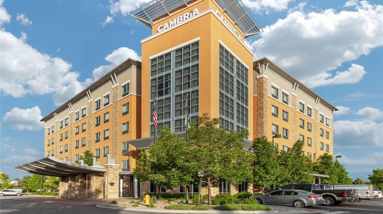 <b>Cambria Hotel Denver Intl Airport Exterior</b>. Images powered by <a href="https://iceportal.shijigroup.com/" title="IcePortal" target="_blank">IcePortal</a>.