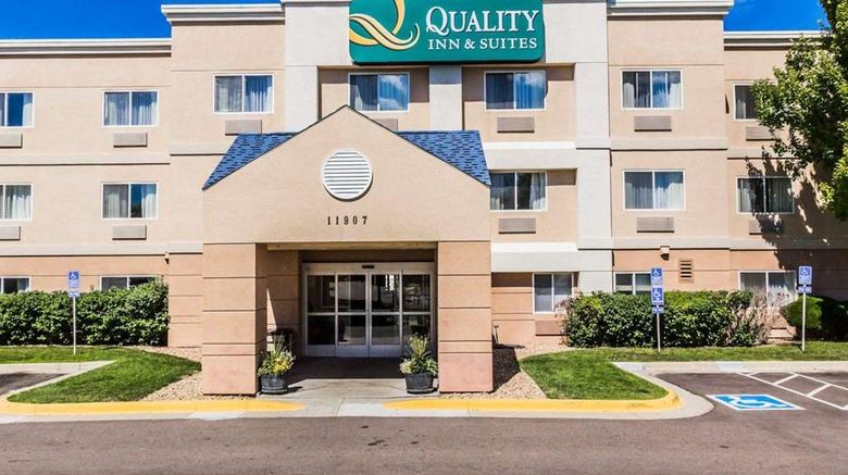 Quality Inn and Suites Exterior. Images powered by <a href="https://iceportal.shijigroup.com" target="_blank" rel="noopener">Ice Portal</a>.