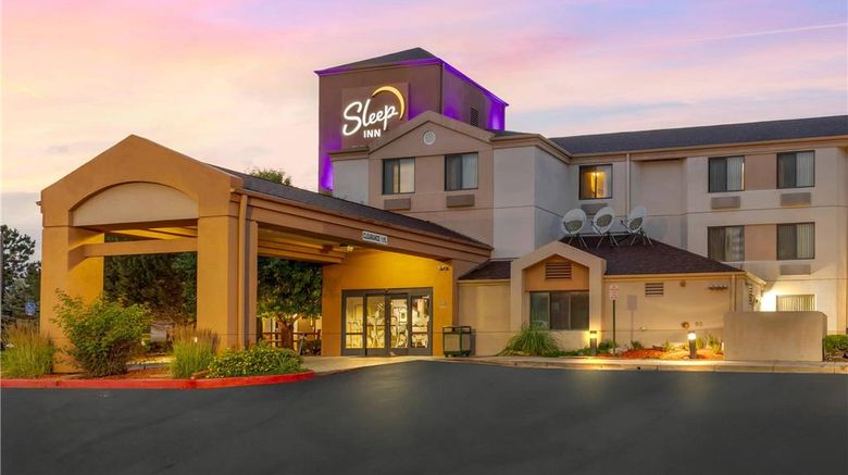 <b>Sleep Inn Denver Tech Center Exterior</b>. Images powered by <a href="https://iceportal.shijigroup.com/" title="IcePortal" target="_blank">IcePortal</a>.